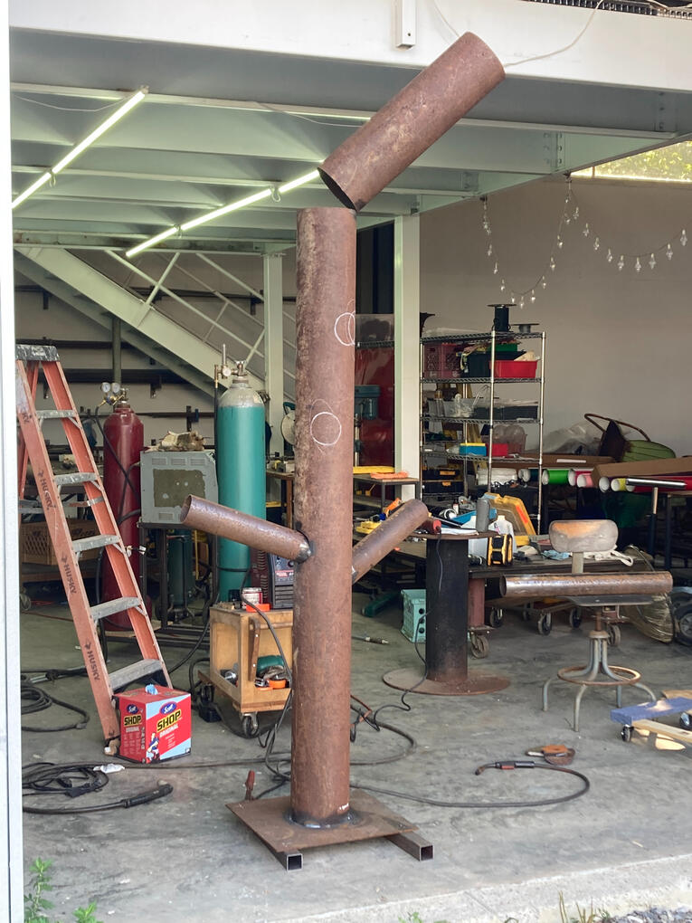 Steel Sculpture fabrication Steel Sculpture fabrication